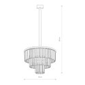 LAMPA WISZĄCA CRISTAL BLACK M 7616 NOWODVORSKI LIGHTING