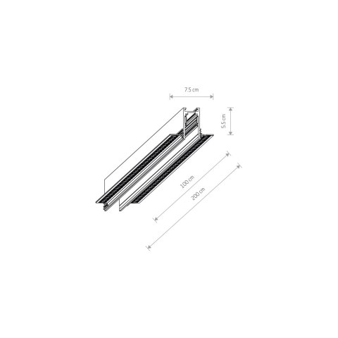 Szyny - LVM RECESSED TRACK 2M Szyny - LVM RECESSED TRACK 2M
