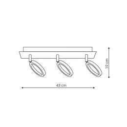 Carrara 3 spot LP-1864/3W