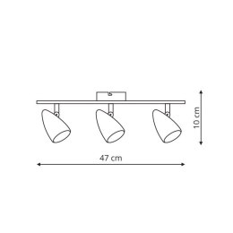 Cortino 3 kinkiet LP-2638/3W