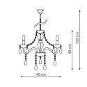 Cristallo 3 lampa wisząca LP-2940/3P