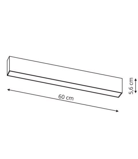 Magnetic Moon reflektor 20W czarny 3000K LP-560-MAG-BK