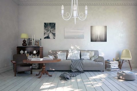 Perła 3 lampa wisząca biała LP-020/3P