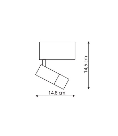 Reflektor SUN 1 magnetic LP-557-MAG-BK