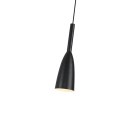 Solin lampa wisząca czarna LP-181/1P BK