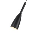 Solin lampa wisząca czarna LP-181/1P BK