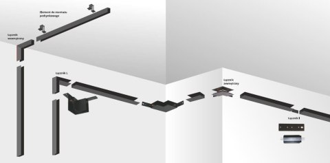 Spot Bilbao 3 magnetic LP-563-MAG-BK Spot Bilbao 3 magnetic LP-563-MAG-BK