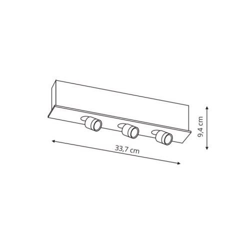 Spot Bilbao 3 magnetic LP-563-MAG-BK Spot Bilbao 3 magnetic LP-563-MAG-BK