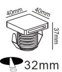 Step biała oprawa schodowa LP-0458 WH