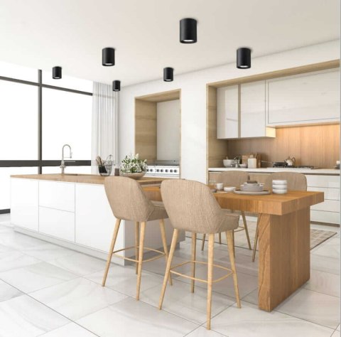 Zovo 1 natynkowa czarna LP-32015/1SM BK