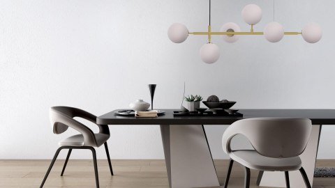 Alisa lampa wisząca białe kulki LP-005/6P WH