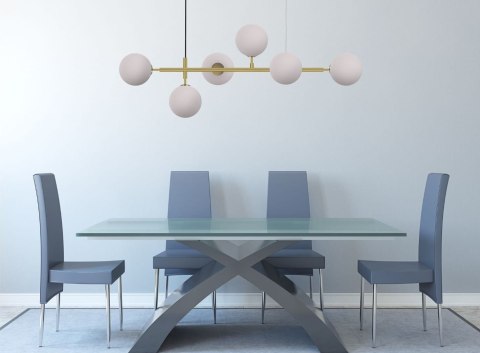 Alisa lampa wisząca białe kulki LP-005/6P WH