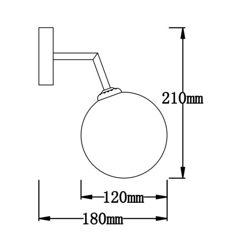 Dorado kinkiet LP-002/1W