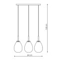 Fondi 3 linia lampa wisząca LP-1214/3L