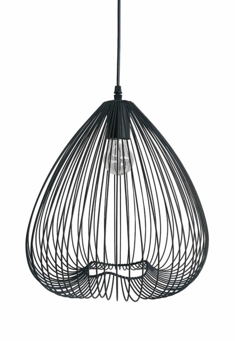 Frusta lampa duża czarna LP-127/1P B BK