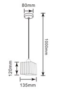 Galactico 1 lampa wisząca LP-2383/1P