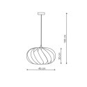 Jet lampa wisząca biała LP-023/1P WH