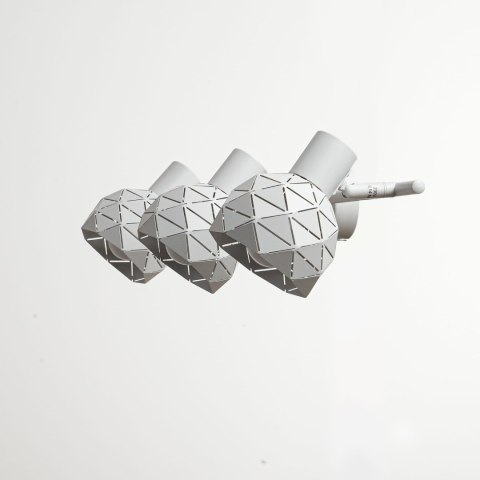 Reus 3 spot biały LP-8069/3WS WH