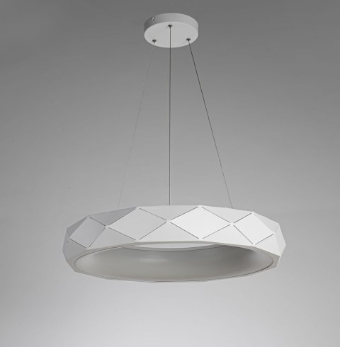 Reus LED lampa wisząca biała LP-8069/1P LED WH