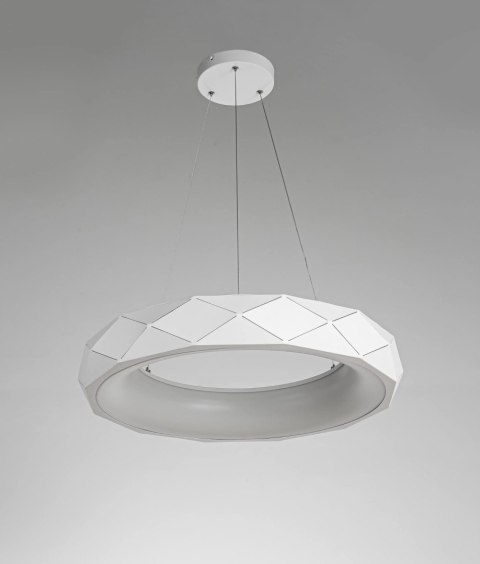 Reus LED lampa wisząca biała LP-8069/1P LED WH