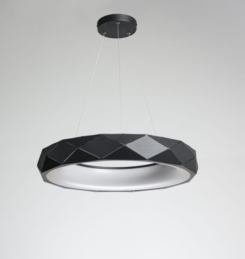 Reus LED lampa wisząca czarna LP-8069/1P LED BK