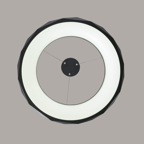 Reus LED lampa wisząca czarna LP-8069/1P LED BK