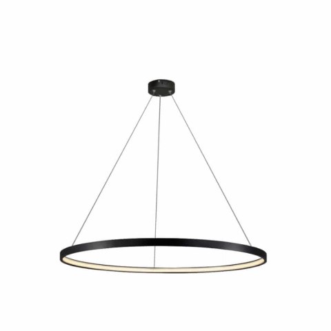 Ring lampa wisząca duża czarna 3000K LP-909/1P L BK