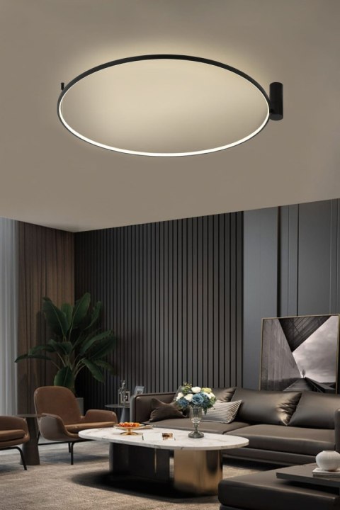 Ring plafon S czarny 3000K LP-909/1C S BK