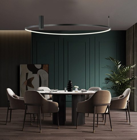 Ring plafon S czarny 3000K LP-909/1C S BK