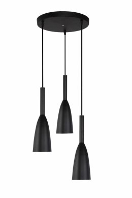 Solin 3 lampa wisząca czarna LP-181/3P BK