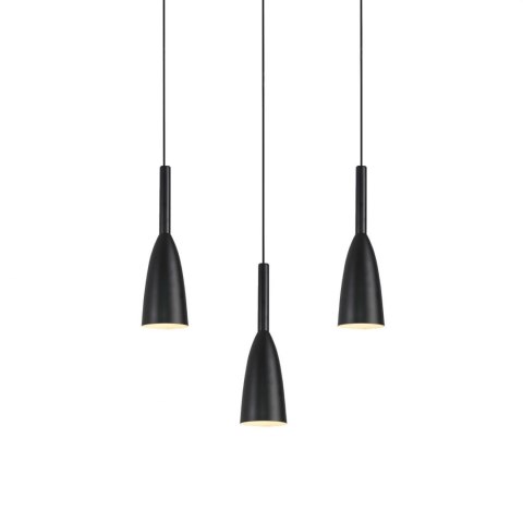 Solin 3 lampa wiszaca linia czarna LP-181/3L BK