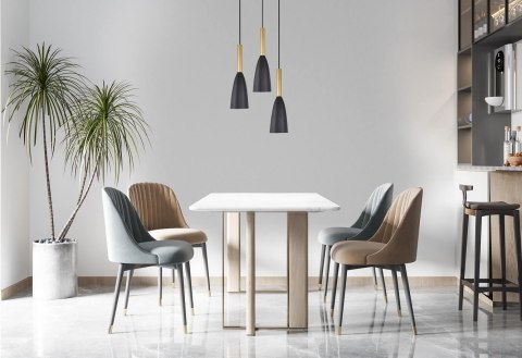 Solin 3 lampa wisząca talerz złota LP-181/3P GD