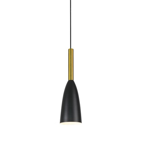 Solin lampa wisząca czarno/złota LP-181/1P BK/GD