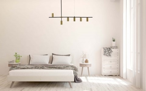 Arizona 6 linia lampa wisząca czarny/złoty LP-074/6PL BK/GD