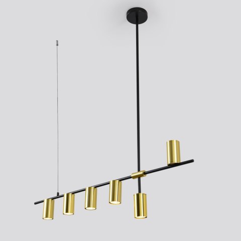 Arizona 6 linia lampa wisząca czarny/złoty LP-074/6PL BK/GD