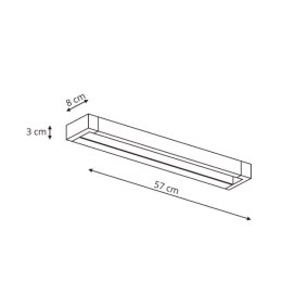 Denver kinkiet biały IP44 LP-1174/1W WH