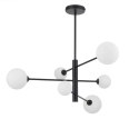 Dorado 6 lampa wisząca czarna LP-002/6P BK