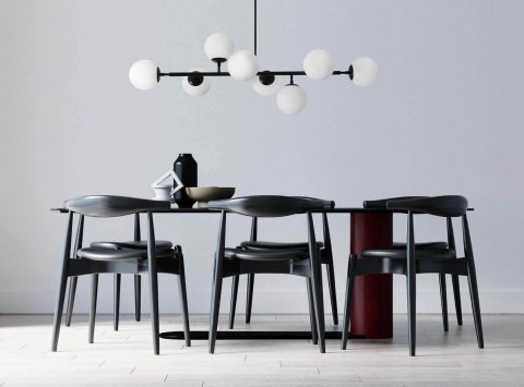 Dorado 8 lampa wisząca czarna LP-002/8P BK