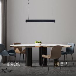 Ibros lampa wisząca czarna średnia 18W 4000K IP20 LP-7001/1P 20 BK-63 18/4