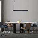 Ibros wisząca czarna średnia 18W 3000K IP20 LP-7001/1P 20 BK-63 18/3