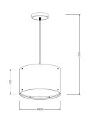 Lampa wisząca Graffiti Style LP-077/1P