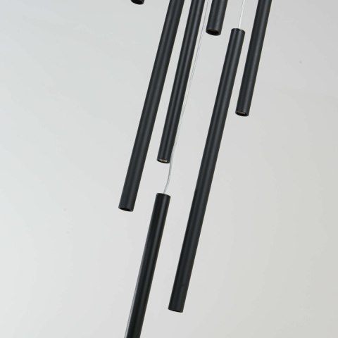 Lungo 7 czarna lampa wisząca LP-894/7P BK