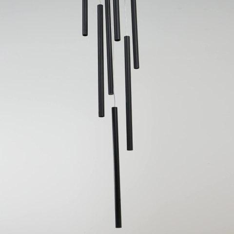 Lungo 7 czarna lampa wisząca LP-894/7P BK