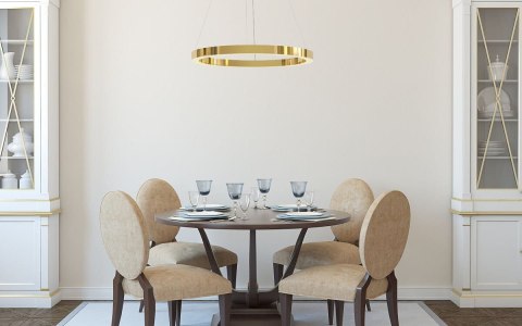 Midway wisząca duża złota shiny