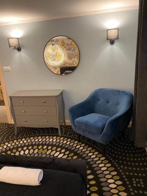 Mirror kinkiet duży czarny LP-999/1W L BK