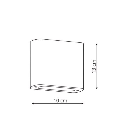 Sapri kinkiet antracyt IP54 LP-1556/1W ANTR