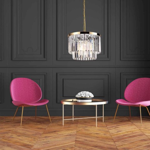 Vetro lampa wisząca antyczne złoto LP-2910/5P AGD