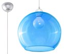 Lampa wisząca BALL błękitna