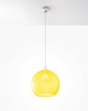 Lampa wisząca BALL żółta