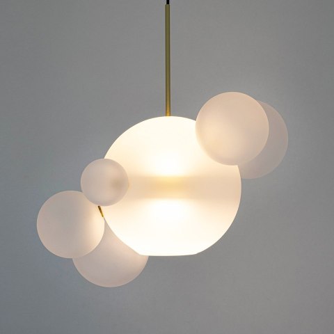 -15% Lampa wisząca CAPRI 6 biała / złota -15% Lampa wisząca CAPRI 6 biała / złota